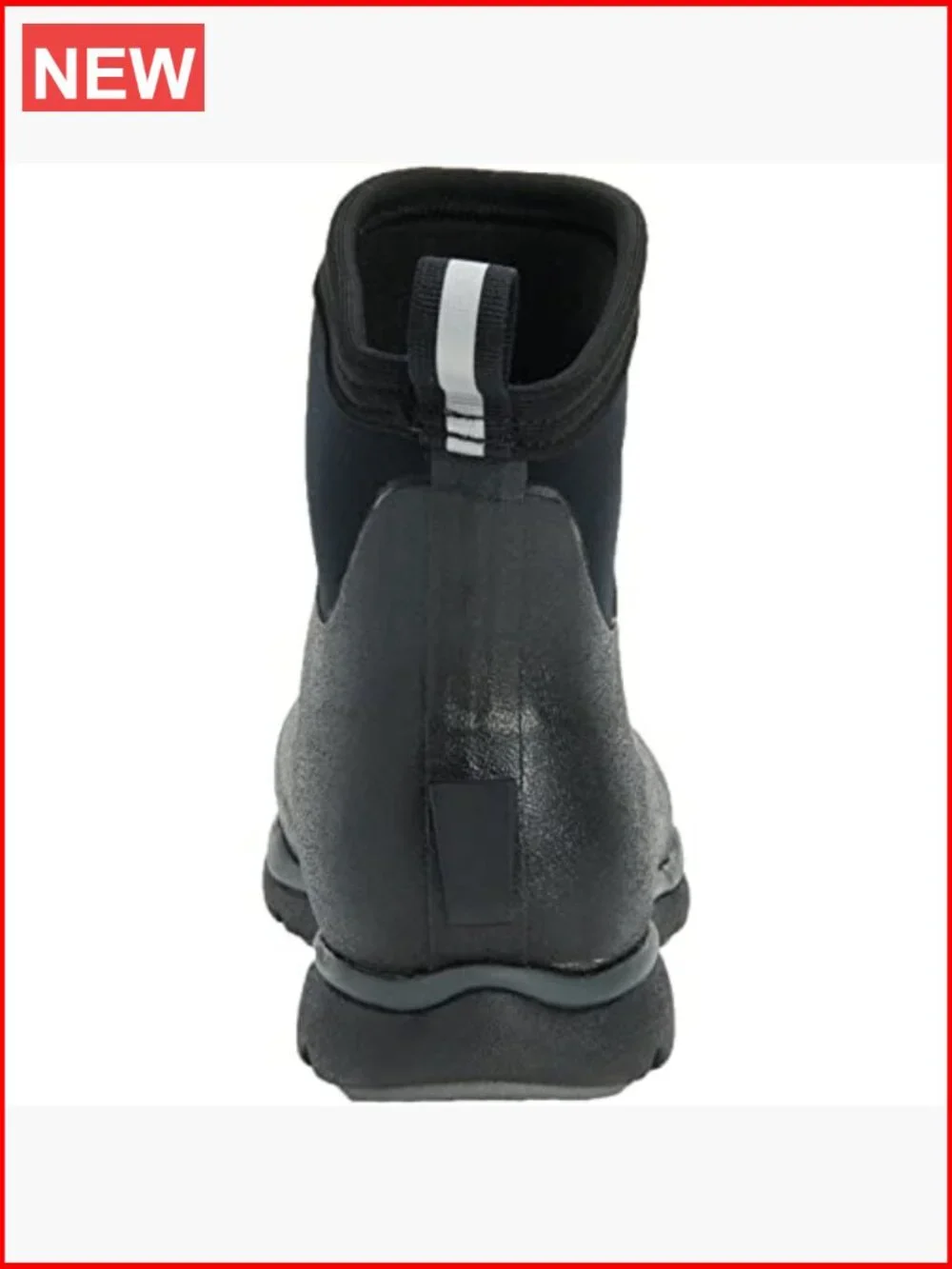 Waterproof Insulated Rubber Snow Boots - Pull On Ankle Boots